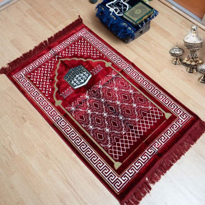 A3 HOME Layla tapis de prière, qualité et simplicité 68x108 cm