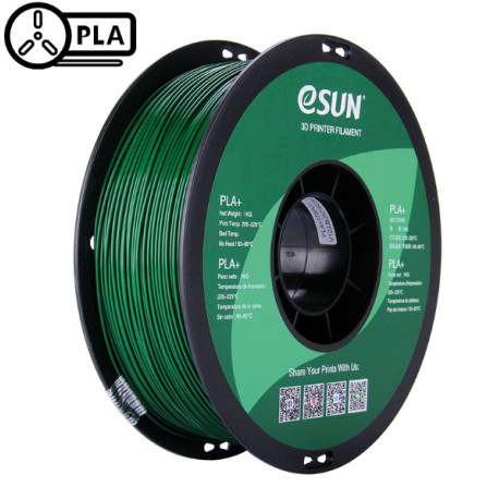 eSUN Filament 3D PLA+ Pine Green 1.75mm 1kg