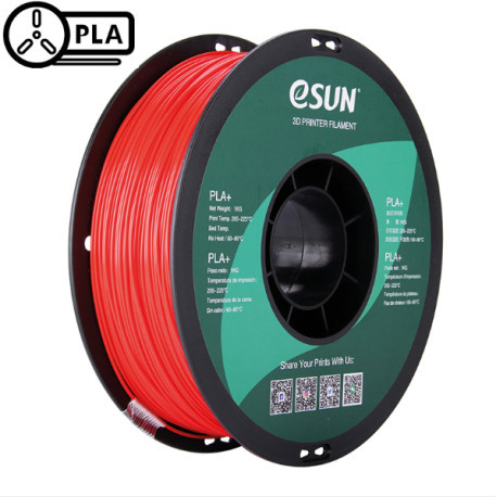 eSUN Filament 3D PLA+ ROUGE 1.75mm 1kg