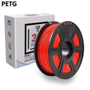 Filament 3D PETG Rouge 1.75mm 1kg