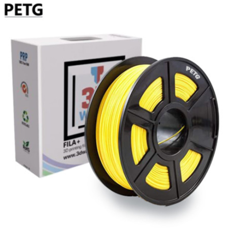 Filament 3D PETG Jaune 1.75mm 1kg