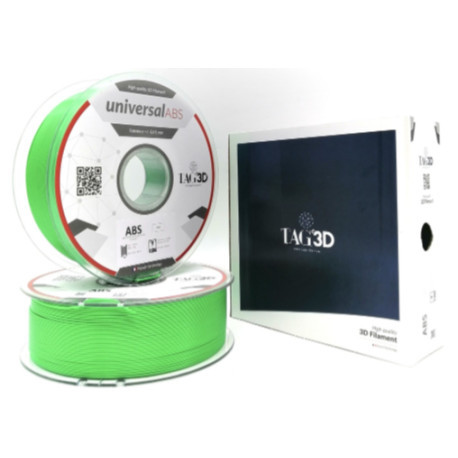 Filament 3D ABS NATURAL Vert 1.75mm 1kg