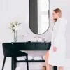 Miroir ovale luxe Miroir de salle de bain