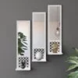 set de 3 miroir Miroir mural long marocain design