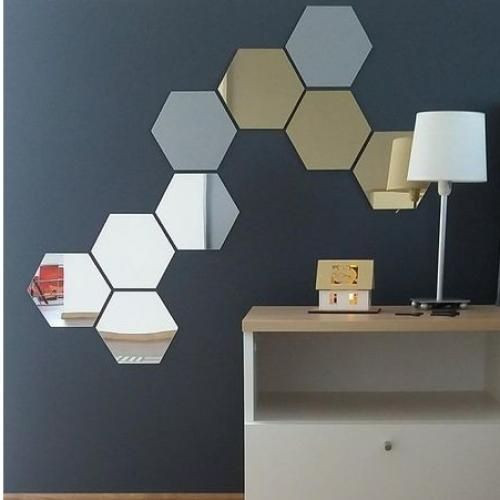 MIROIR LINA MOSADAS HEXAGON (10PCS)