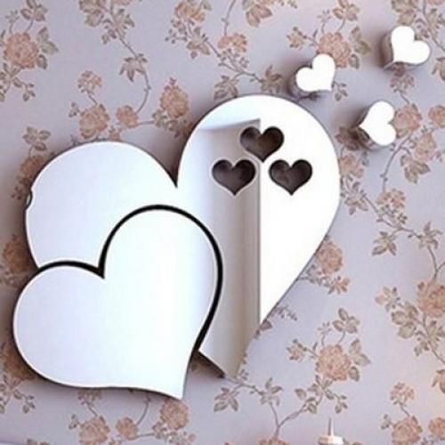 MIROIR ABDO LOVE HEARTS WALL 30*18