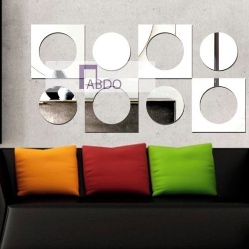 ART MIROIR -  ABDO DÉCORE MUR  -Carrés acryliques décoratifs