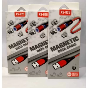 Câble magnétique de données magnétique XS-025 "3 en 1"