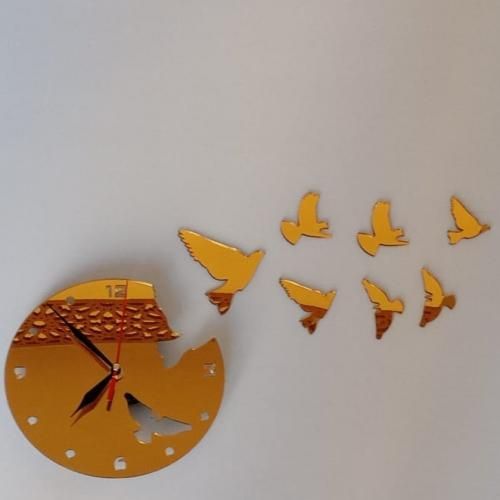 SILVER-MONTRE DE PIGEON OR 22cm