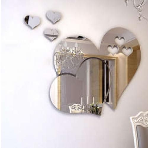 5 Miroir Cœur de Décoration Inclassable