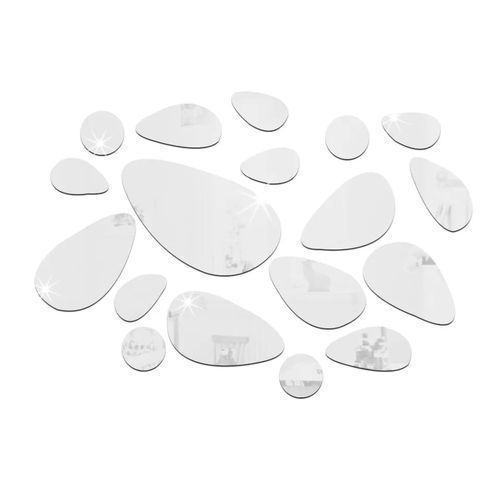 Bricolage 3D Miroir Amovible Mural Pour Salon Chambre Art Mural