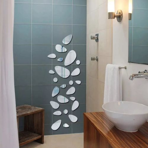 Bricolage 3D Miroir Amovible Mural Pour Salon Chambre Art Mural