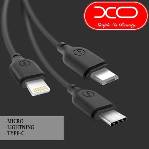 XO-NB103 MICRO USB & LIGHTNING & TYPE C SUPER RAPIDE 2.1A
