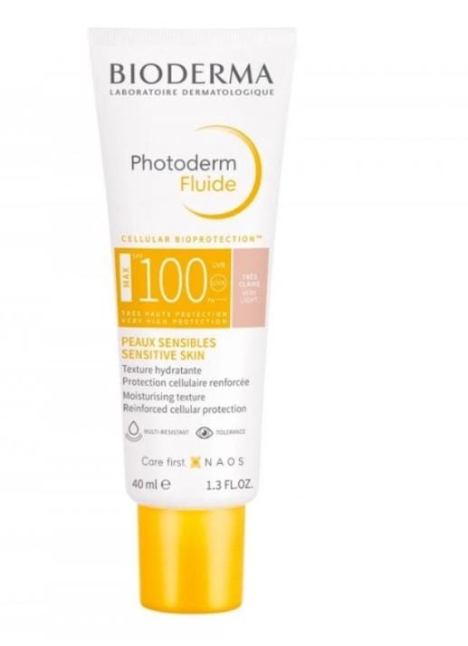 BIODERMA PHOTODERM MAX SPF100 FLUIDE TEINTE CLAIRE 40ML