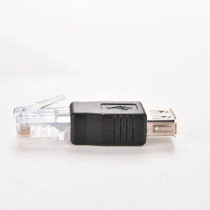 Adaptateur RJ45 mle vers USB A femelle pour rseau Ethernet