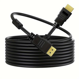 Cble HDMI Noir de 10M  Haute Vitesse - Qualit Suprieure pour full HD