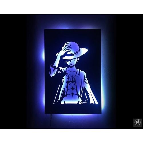 Décoration Led Anime Luffy Led Sign, Manga Character,Game Room Decor