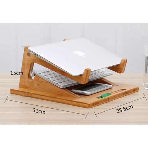 3/1 Support de pc portable pliable  avec base pour tablette ordinateur portable Macbook Air ou Pro