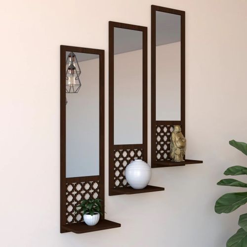 Miroir mural long marocain design - set de 3 miroir