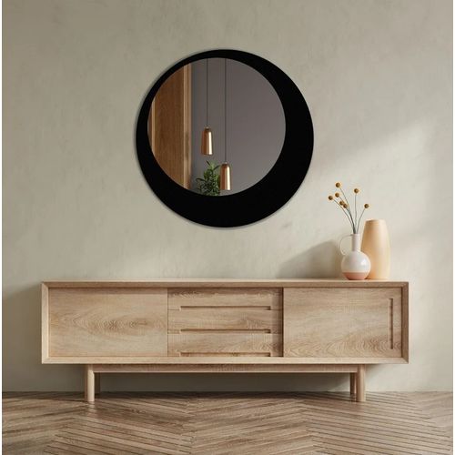 Croissant de lune Miroir asymétrique Décoration d'intérieur unique,(60-60cm)