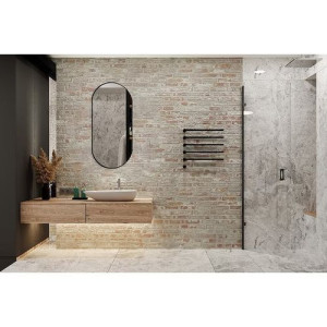 Miroir ovale luxueux idéal pour la salle de bain, modèle G-miroir,(100-50)cm