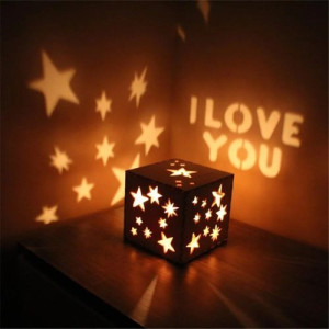 Veilleuse LED  pour couple, lampe de boîte magique, décoration de la maison,