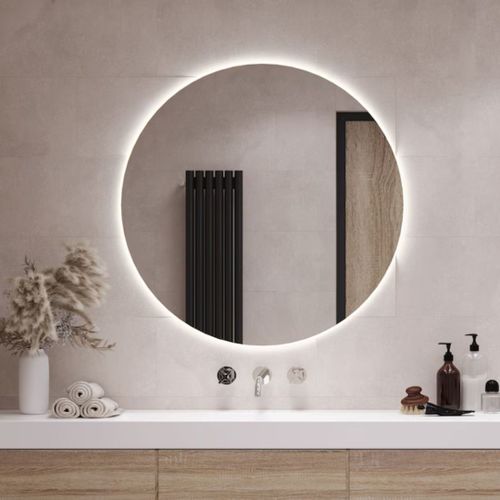 Miroir avec led  Miroir luxe de salle de bain G-avec led (70-70cm)