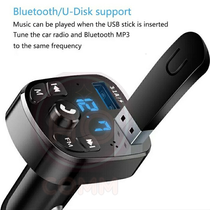 Chargeur de voiture Bluetooth Faste chargeur