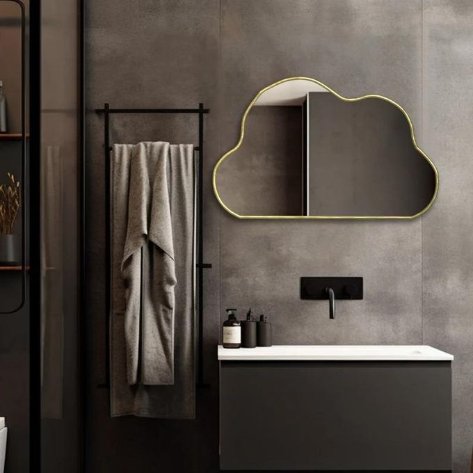 Miroir nuage ondulé style moderne