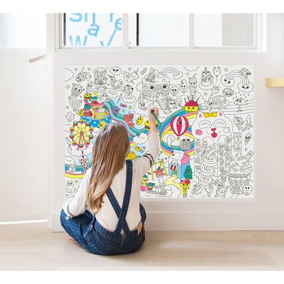 rouleau coloriage pour enfant