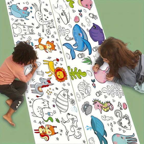 rouleau coloriage pour enfant