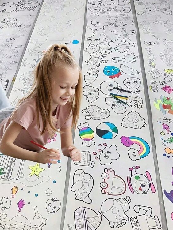 rouleau coloriage pour enfant