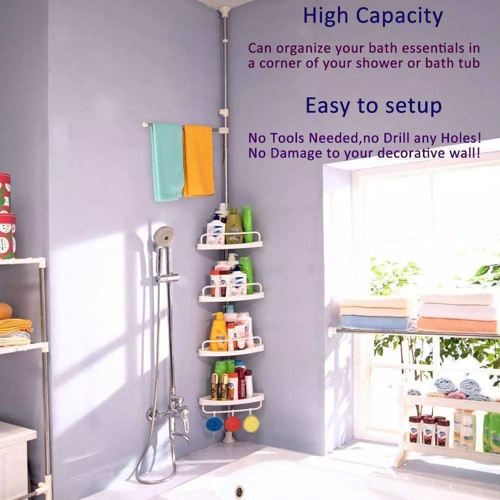 Multi corner shelf 4tier 16kg